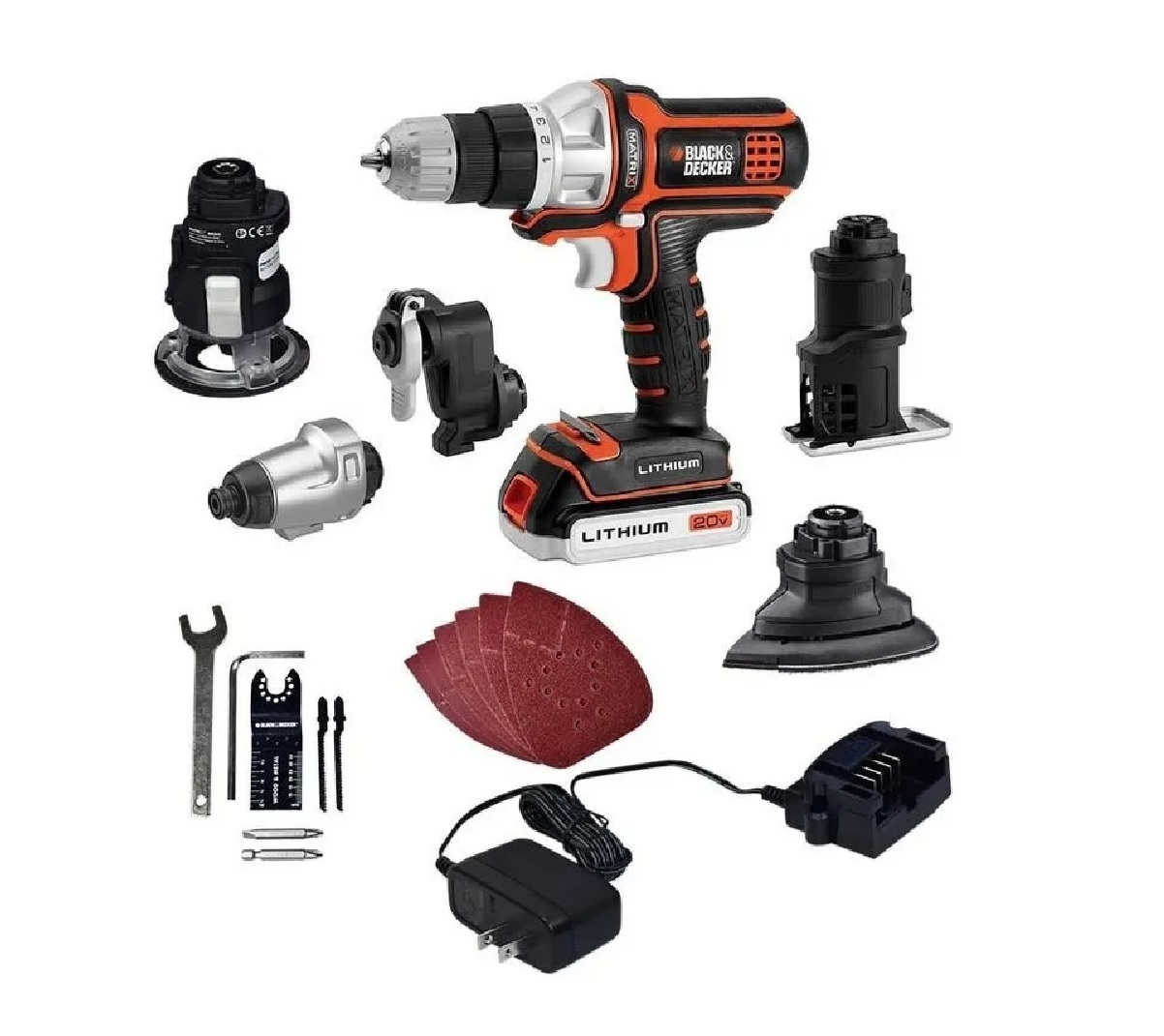 Foto 2 pulgar | Multiherramienta Black & Decker BDCDMT1206KITC color Naranja 6 en 1