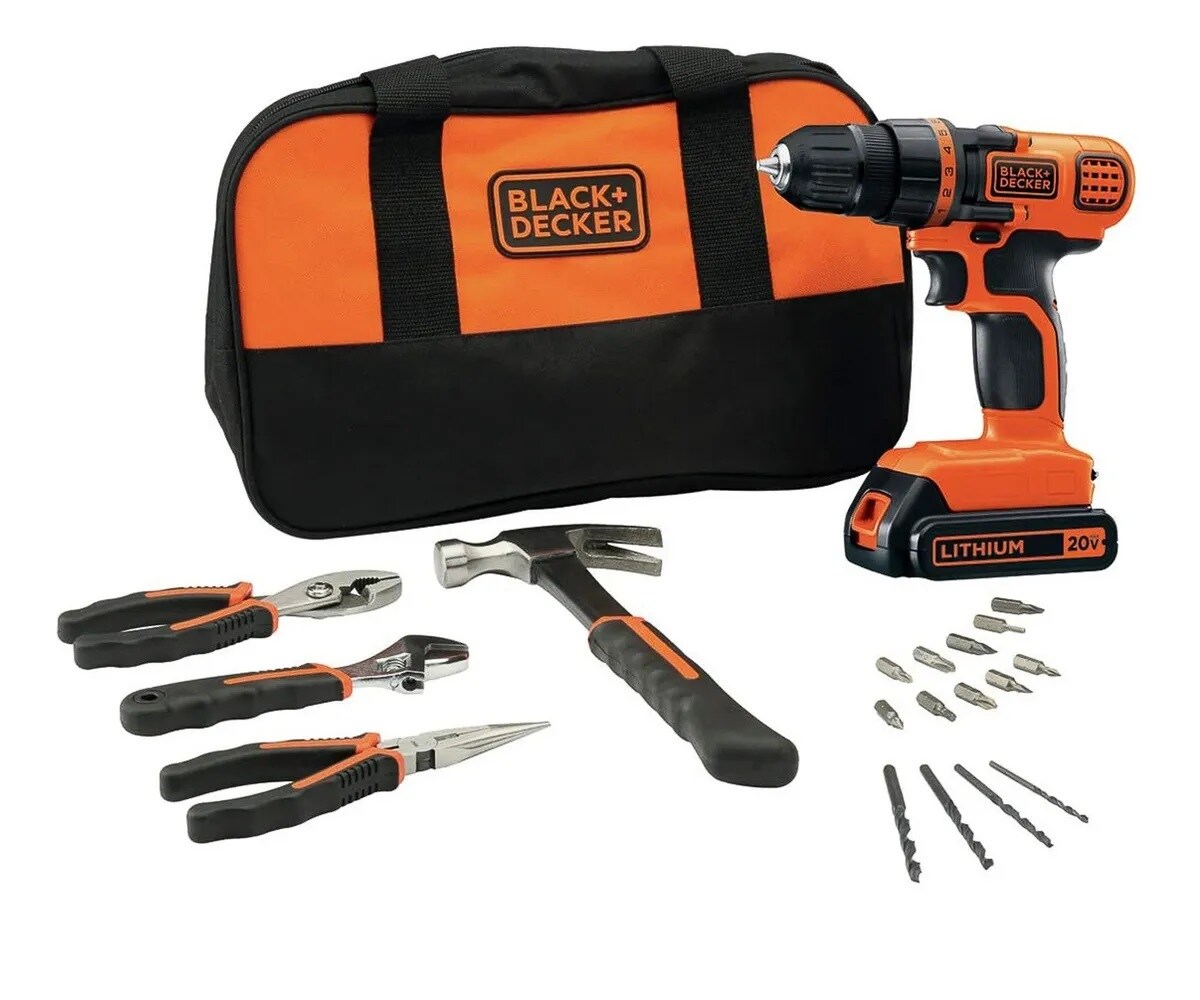 Taladro Atornillador  3/8 20v 0-650rpm Black & Decker Ld120bh $4,832
