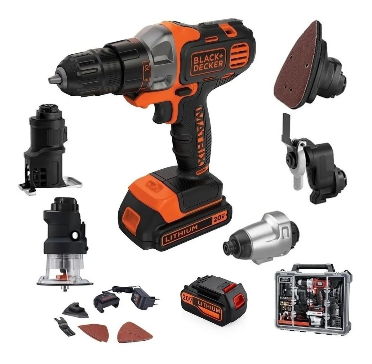 Foto 2 pulgar | Taladro Black & Decker 6 en 1 Matrix 20v Tool Combo