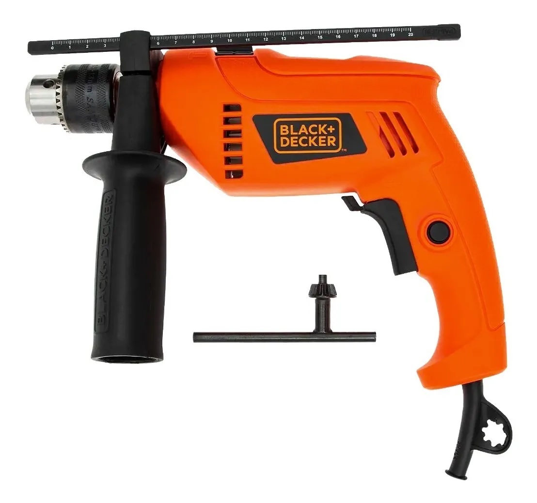 Rotomartillo Black & Decker HD555K color Naranja 2800 Rpm 550 W