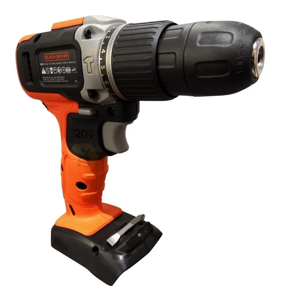 Foto 3 pulgar | Taladro Atornillador Black+Decker BCD704C1 Naranja