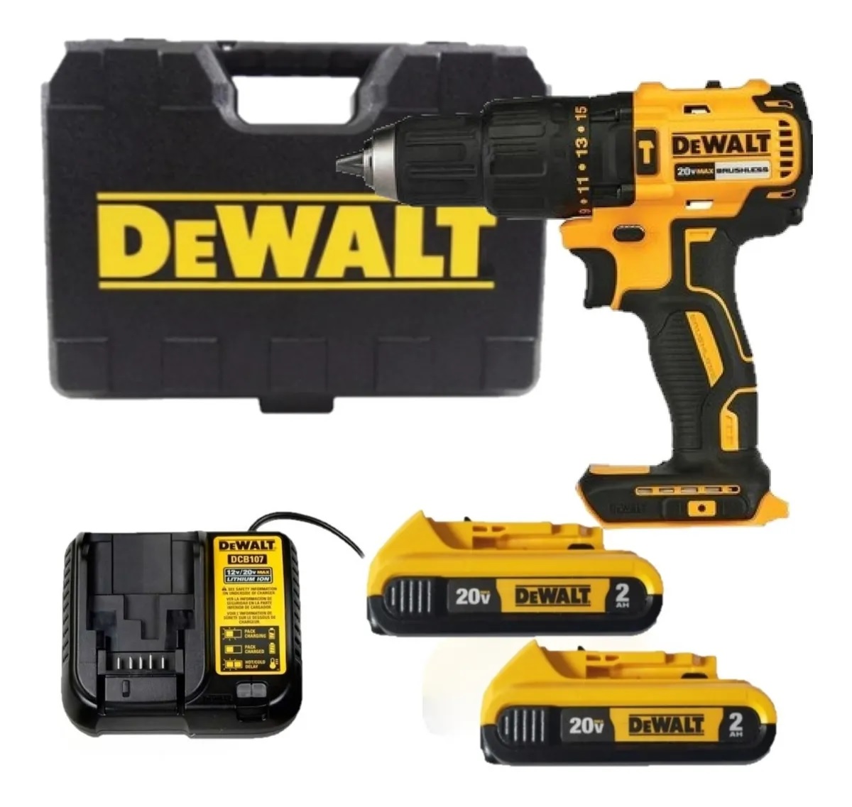 Rotomartillo Inalámbrico Brushless 20v Max +2 Bat Dewalt 259