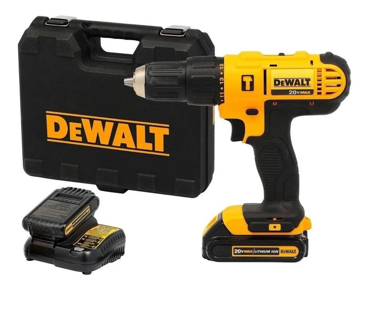 Taladro Percutor Inalámbrico Dewalt DCD776C2-22 20v incluye Accesorios 120v