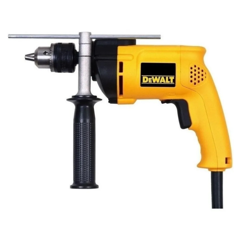 Taladro Percutor DeWALT DW508S-88 color Amarillo Eléctrico de 13 MM 800 W más Accesorios 120 V 50 HZ 60 HZ