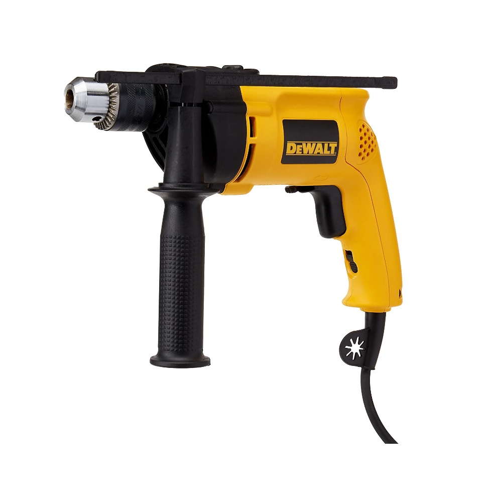 Taladro Percutor DeWalt DW508S-022 color Amarillo 1/2 Pulgada