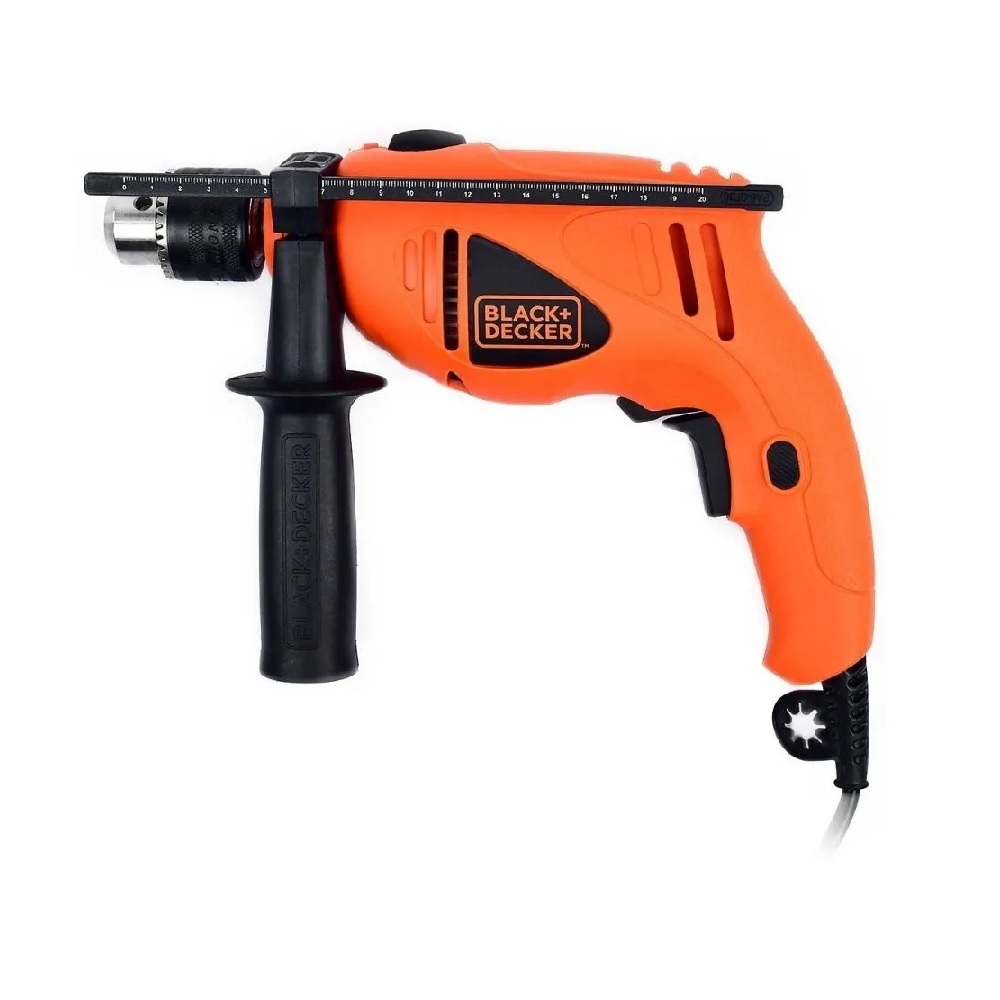 Taladro Rotomartillo 1/2 Pulg Black+Decker Hd500 550w color Naranja