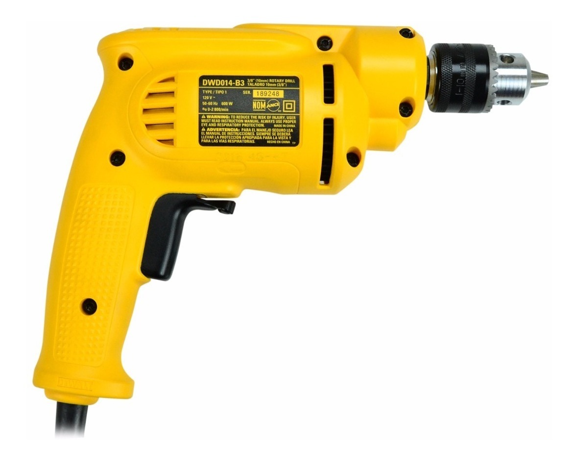 Foto 3 pulgar | Taladro Dewalt De 3/8  600 W Dwd014-b3