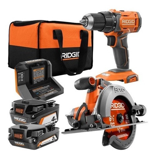 Foto 2 pulgar | Taladros Ridgid 18v Cordless 1/2 In. Drill/driver And 6-1/2