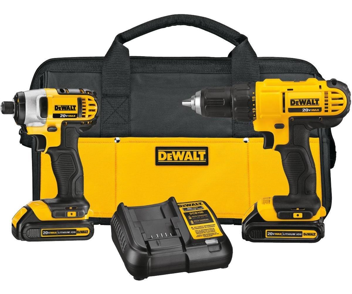 Foto 1 | Taladro Atornillador Y Llave De Impacto 20v Max* Dewalt