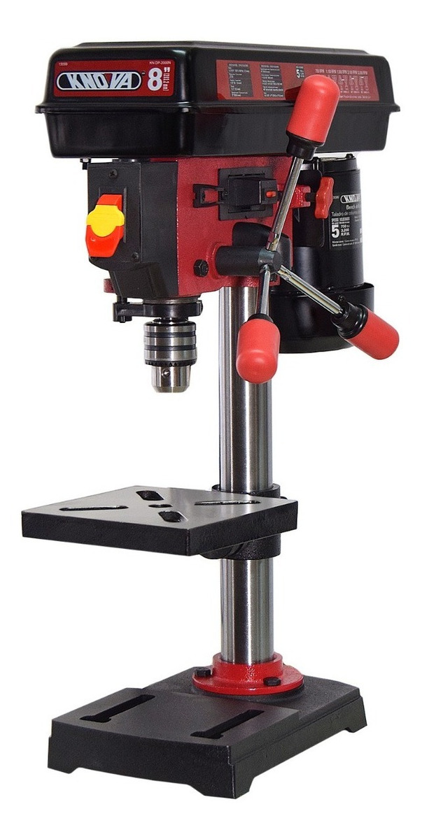 Taladro De Columna De Banco 8 Con Guía Láser 1/3 Hp - Knova