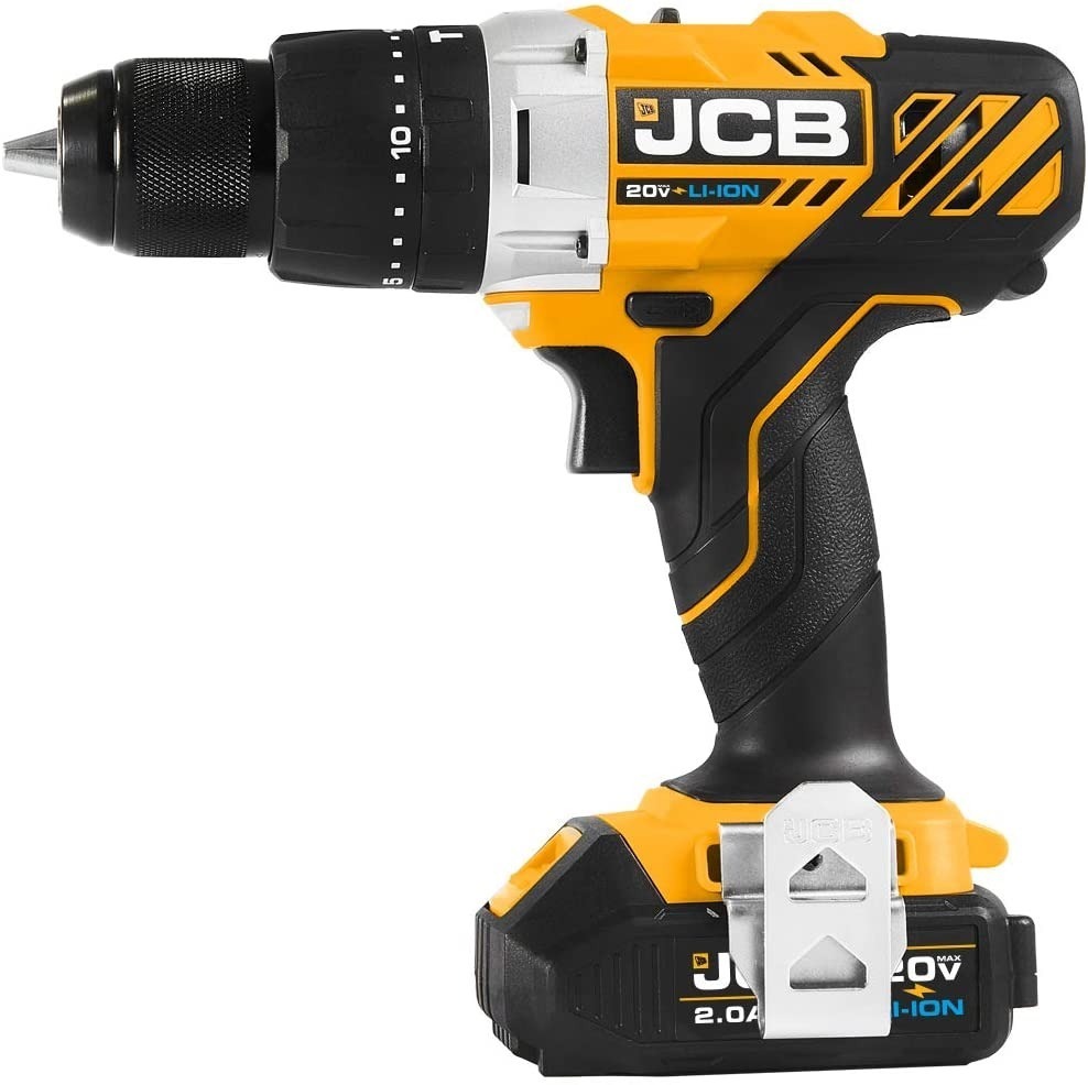 Taladro De Martillo Inalámbrico Jcb 20v Con Batería De 2.0ah