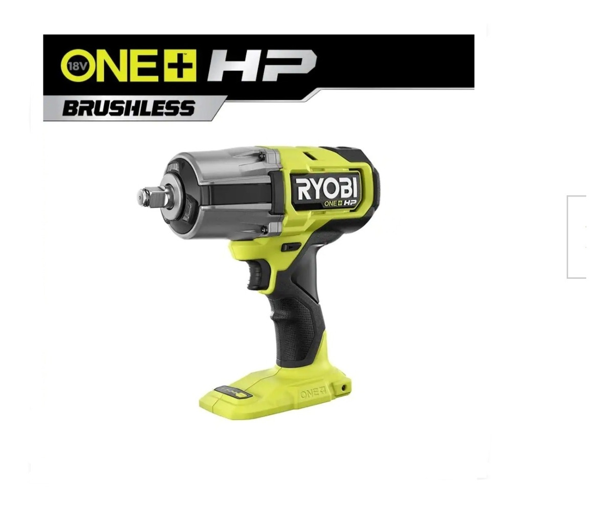 Foto 3 pulgar | Ryobi Pbliw01b Pistola De Impacto 1/2 18v  1170 Ft-lbs 2 Bat