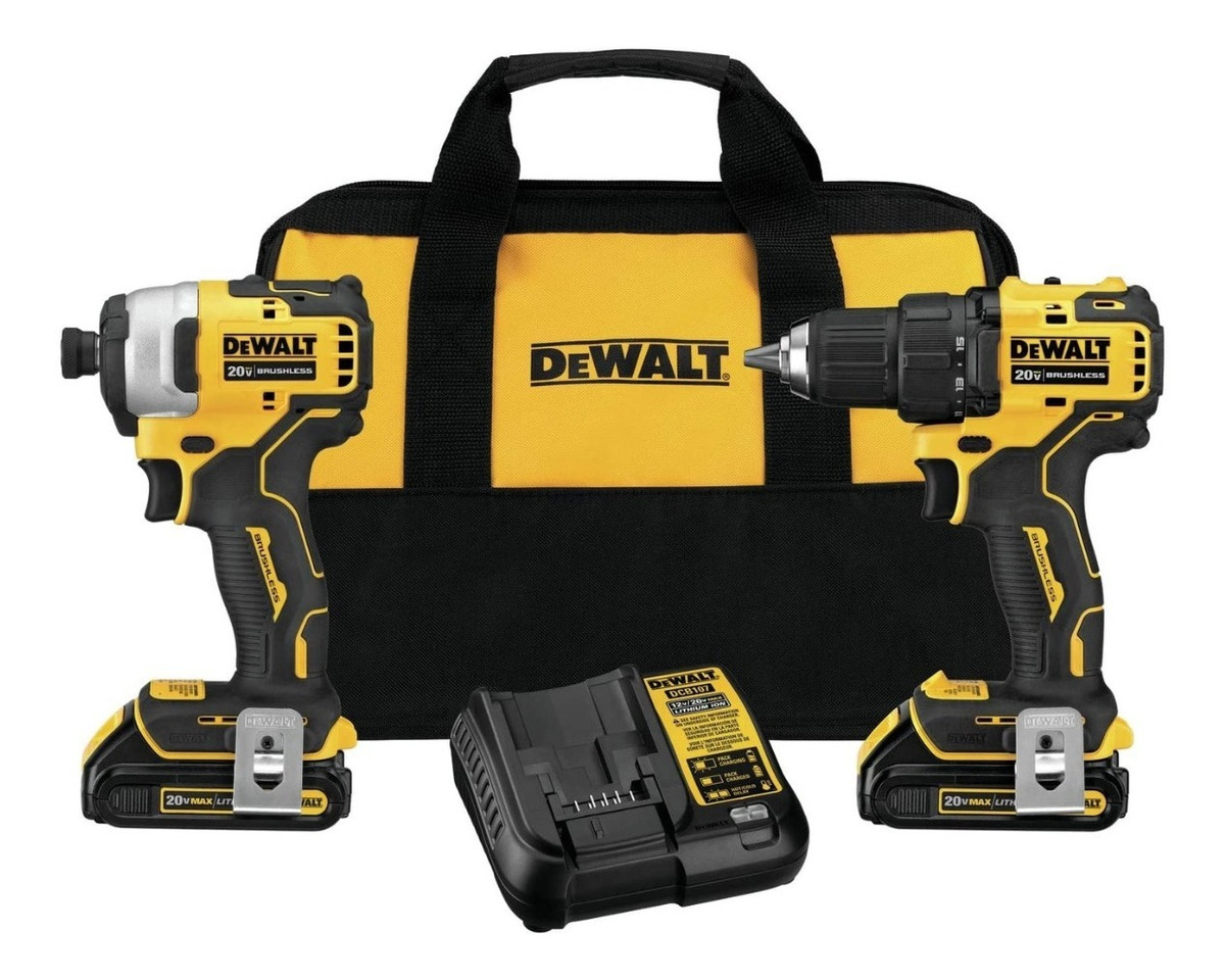 Dewalt Taladro Atornillador Para Panel Y Llave Impacto 20v