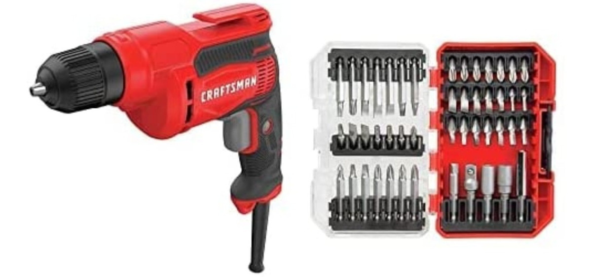 Foto 2 pulgar | Craftsman Kit Taladro Atornillador 3/8 Pg 7 Am 120v 47puntas