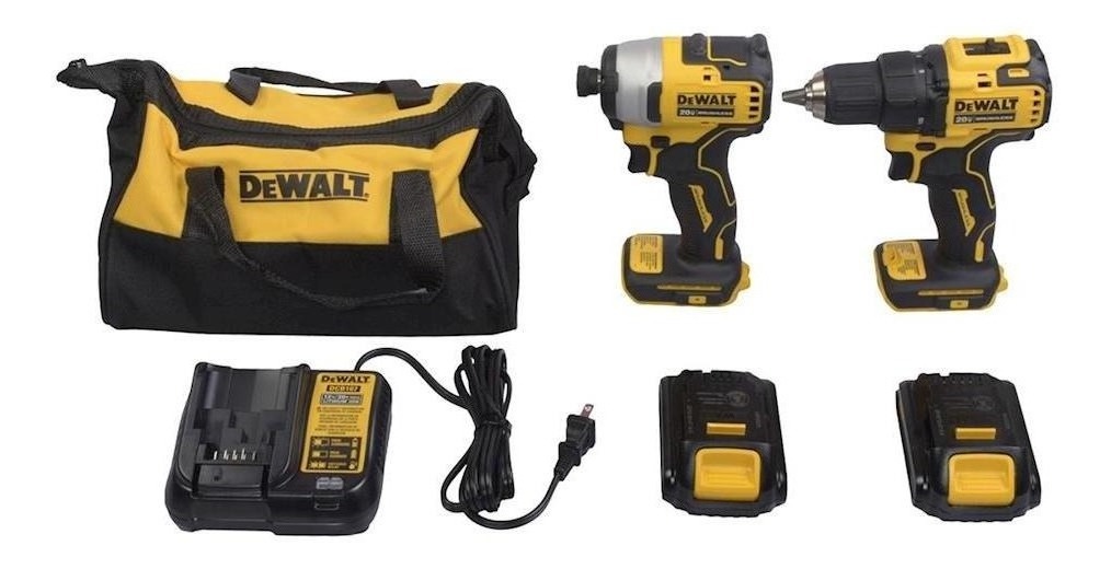 Foto 1 | Juego De Taladro Percutor/ Atornillador Dewalt 6 Piezas