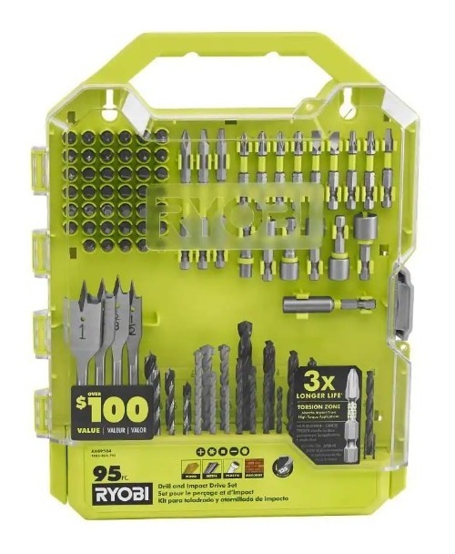 Foto 3 pulgar | Ryobi One+ 18v Cordless 3/8 In. Drill/driver Kit 95 Pzas