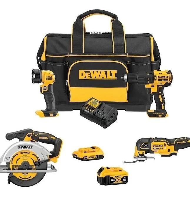 Foto 2 pulgar | Kit De 4 Herramientas Electricas Dewalt Dw 20v Max