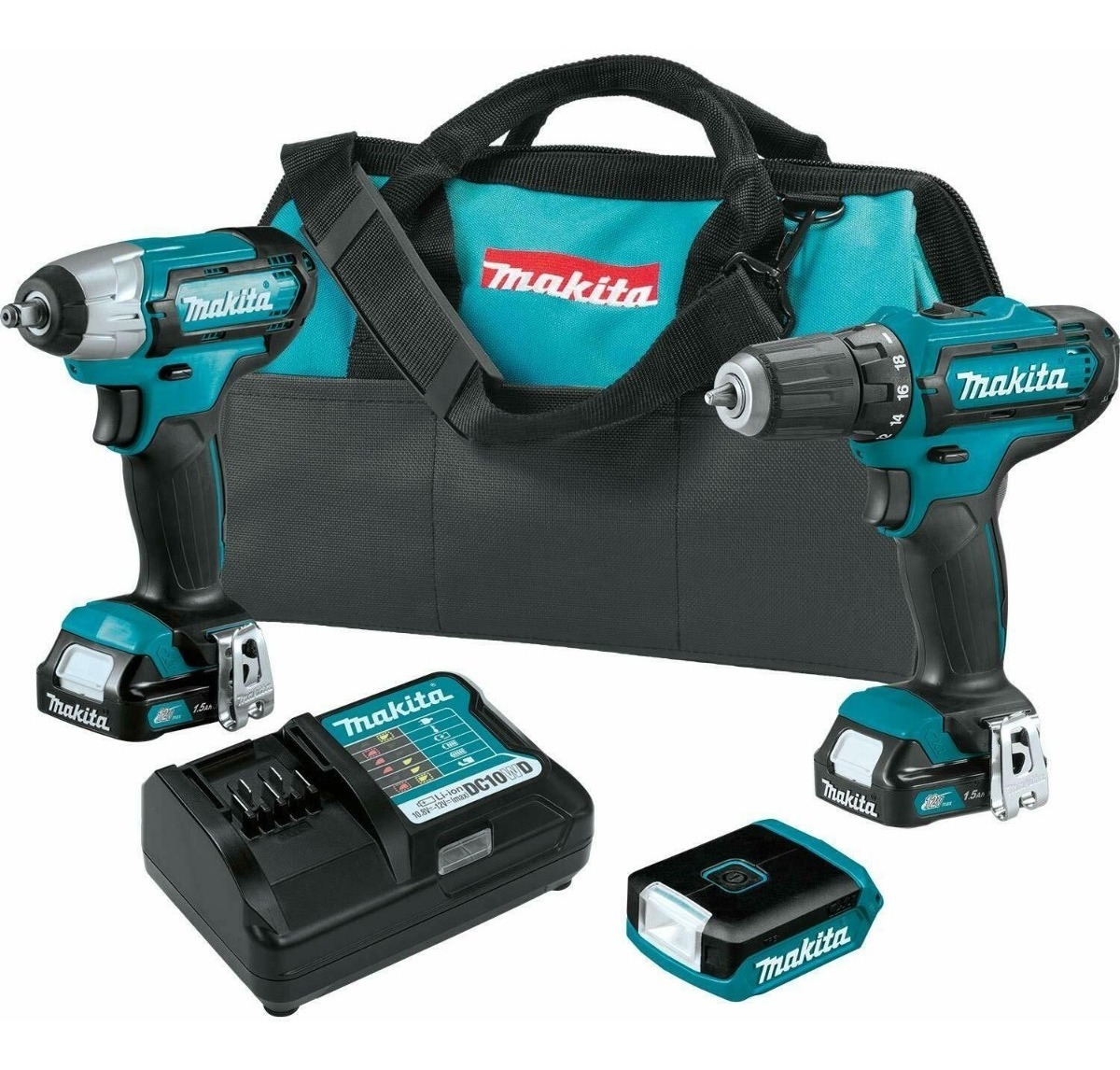 Foto 2 pulgar | Makita Ct 323 12v Combo 3 Herramientas Taladro Impacto