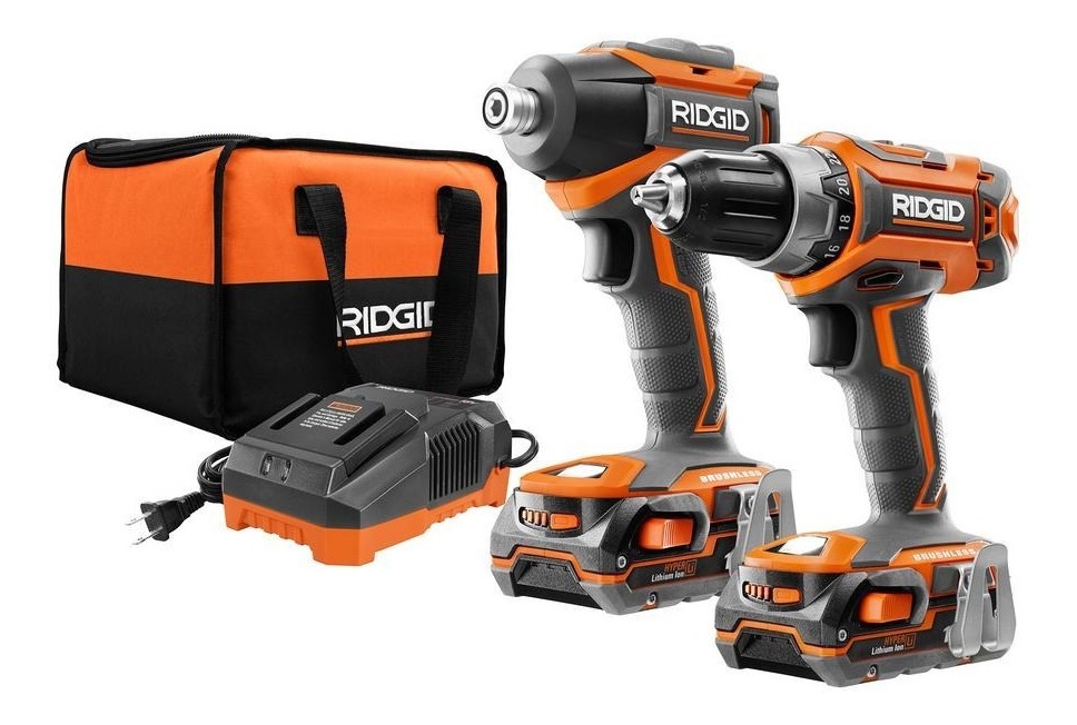 Taladro/destornillador Ridgid-18 Voltios Y Ctrl. De Impacto