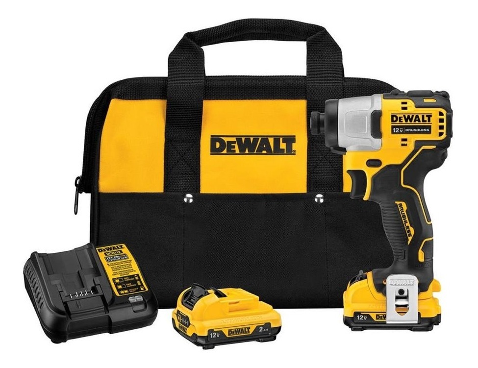 Controlador De Impacto Dewalt, 12 V. Cargador Y 2 Baterias.