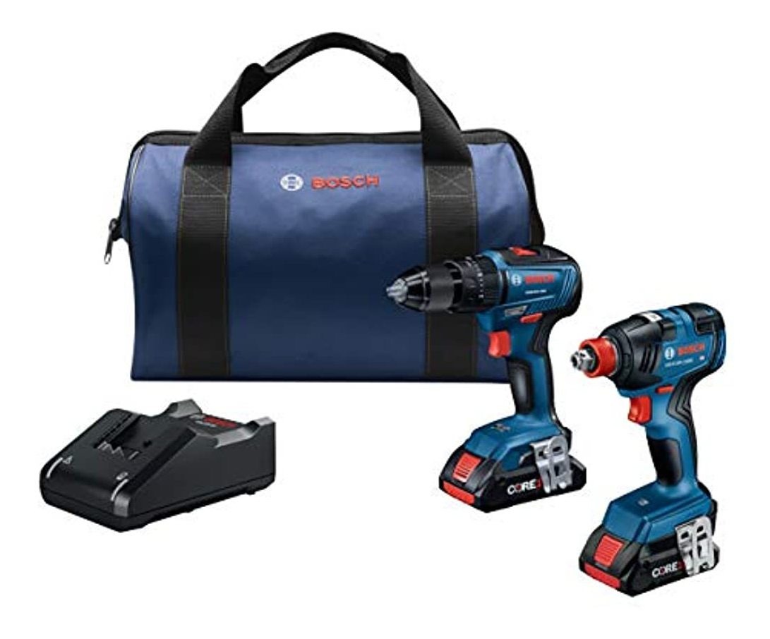 Bosch Gxl18v-233b25 Kit Combinado De 2 Herramientas De 18 V