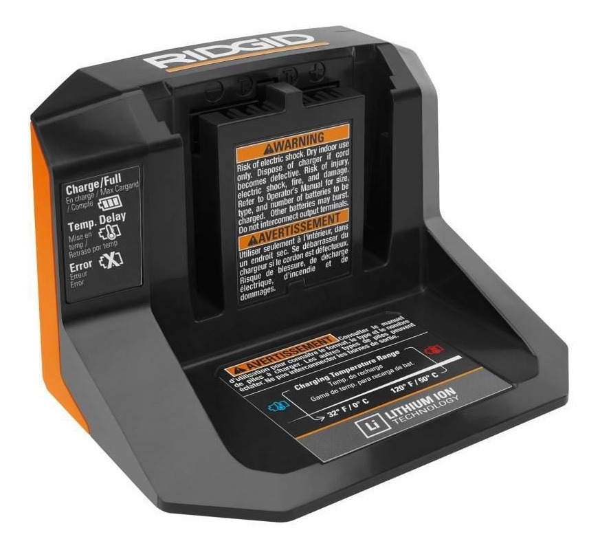 Cargador Ridgid Para Herramientas Inalambricas De 18v Oferta