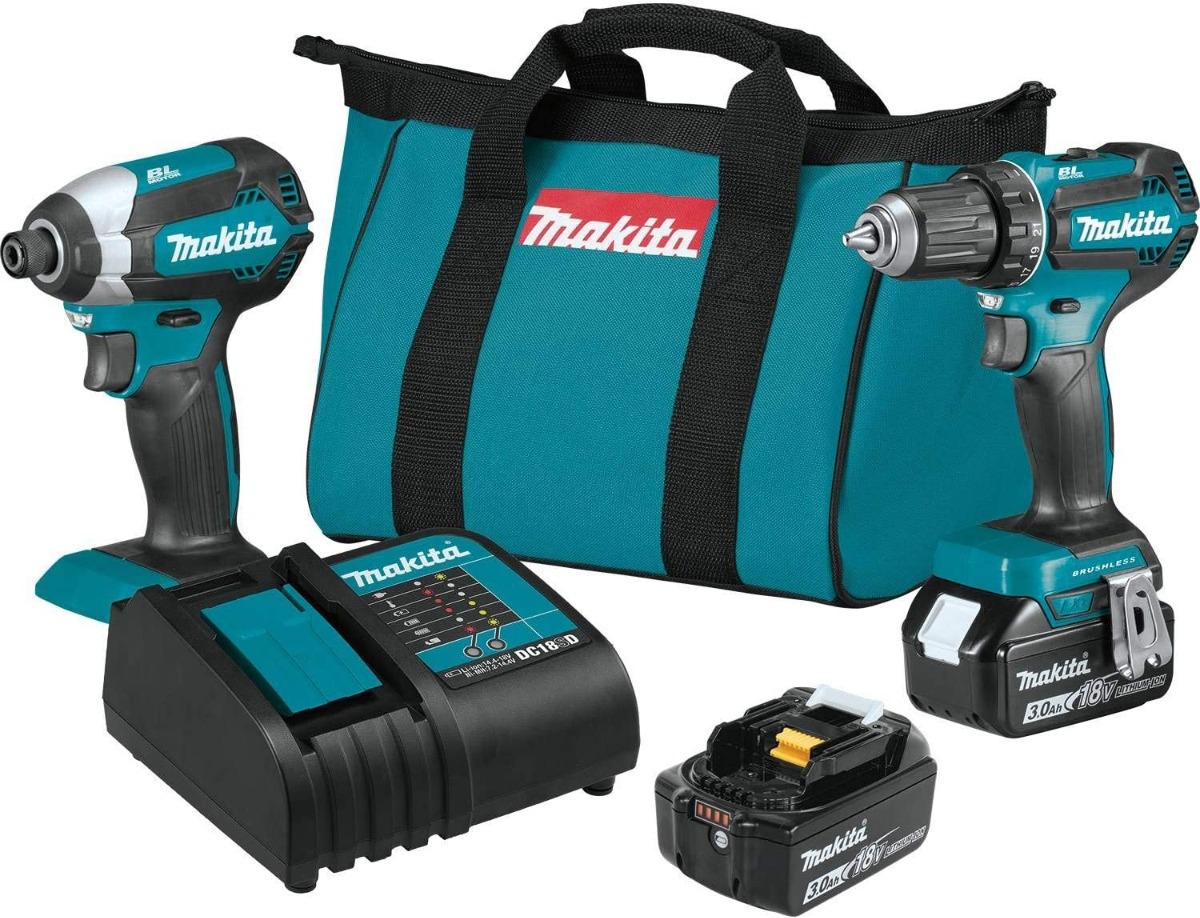 Combo Makita 18v Taladro Inalambrico Desatornillador Impacto