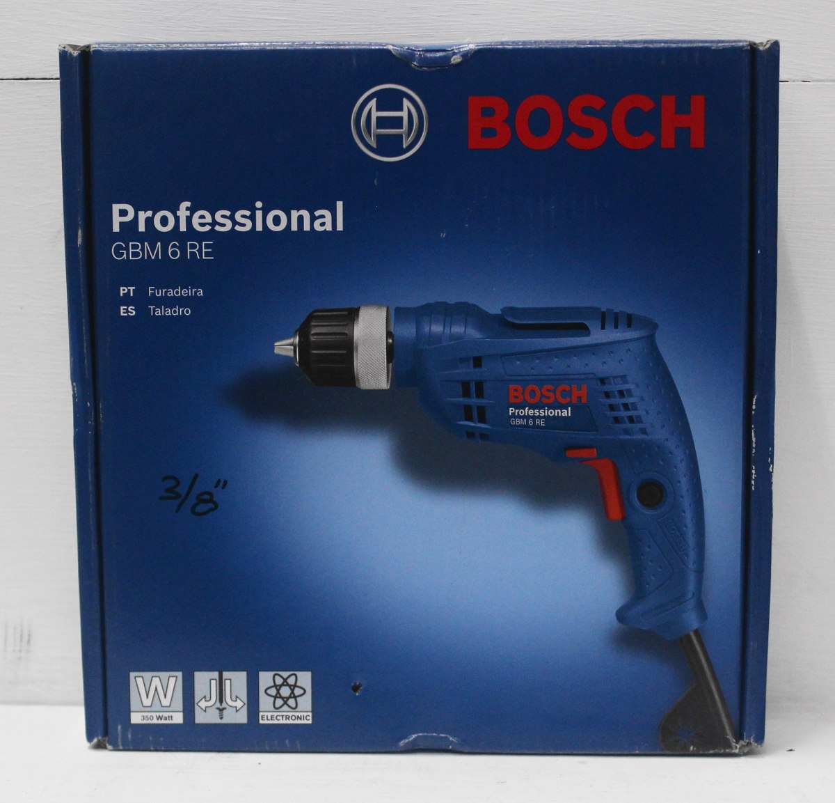 Foto 3 pulgar | Taladro 3/8 Profesional Mandril Rapido 350w Bosch Gbm 6 Re