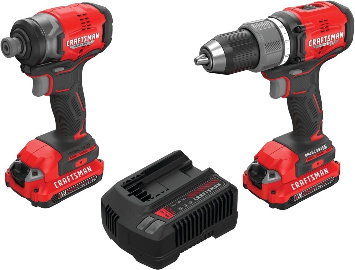 Craftsman V20 Kit De Taladro Y Atornillador Brushless Rp