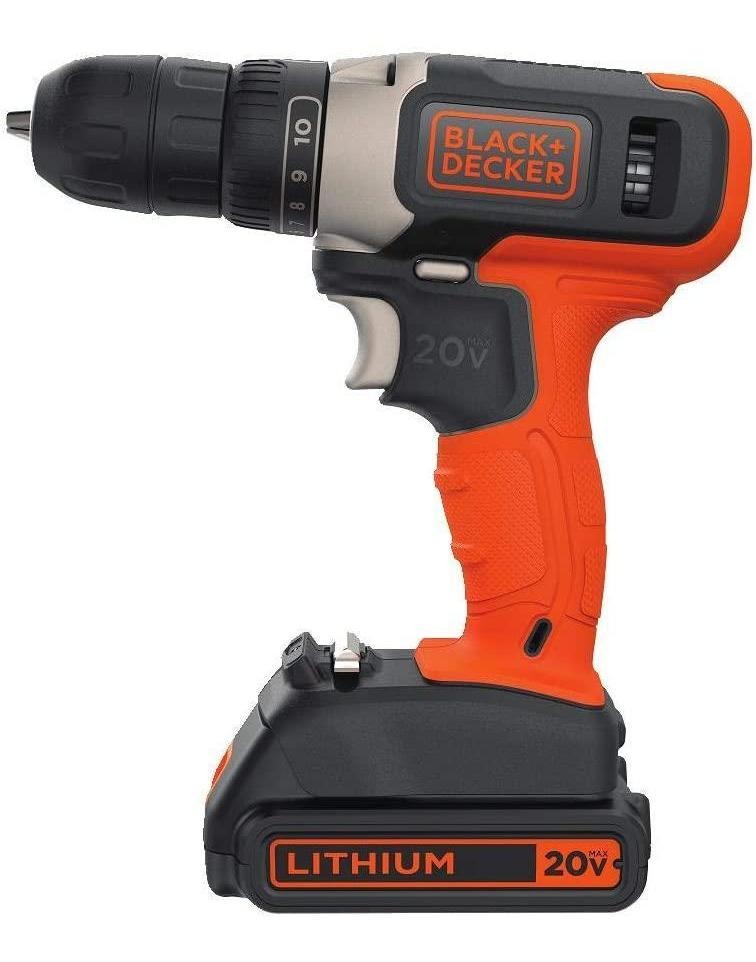 Foto 2 pulgar | Taladro/destornillador 20v Black+decker Bcd702c1b3