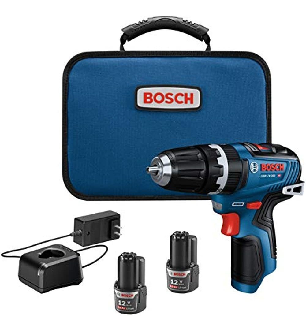 Bosch Gsb12v-300b22 12v Máx. Sin Escobillas 3/8 Pulg. Kit De