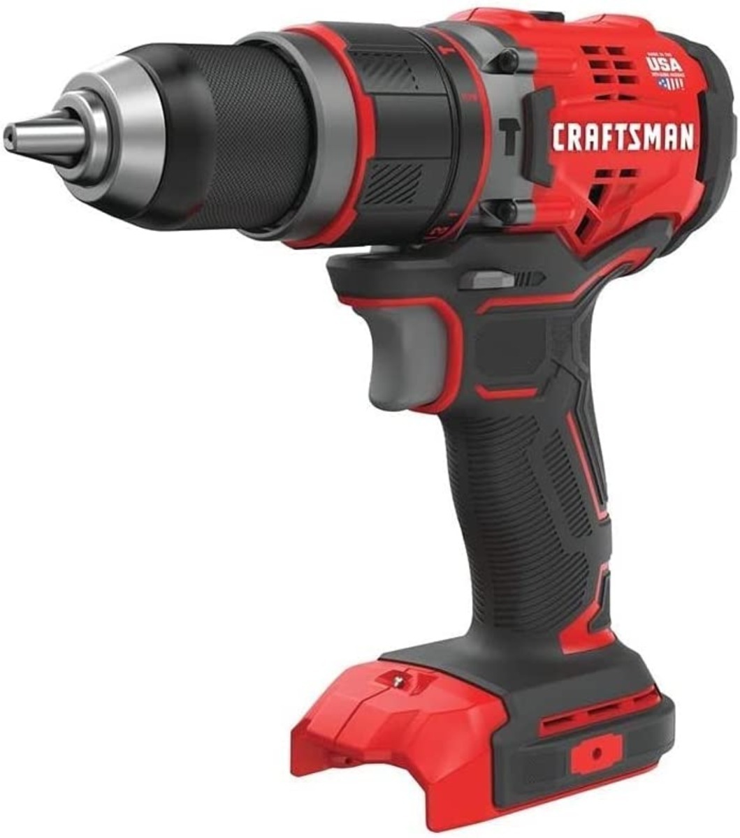 Craftsman V20 Set Taladro Percutor Brushless Solo Herramient