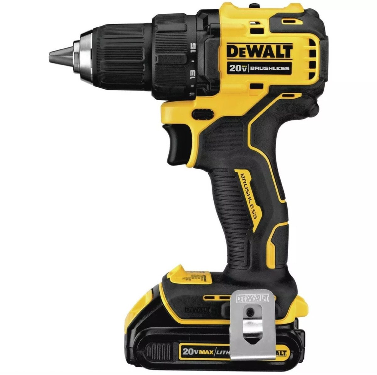 Foto 3 pulgar | Dewalt Dcd708c2 Taladro Atornillador 1/2 Brushlees 20v 2 Bat