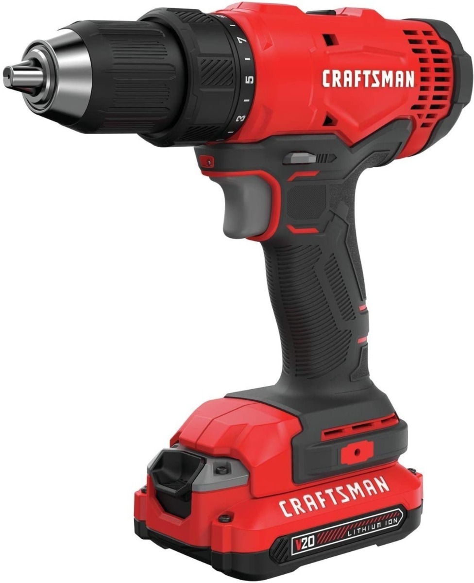 Foto 2 | Craftsman V20 Taladro Atornillador Con 2 Baterías Y Cargador