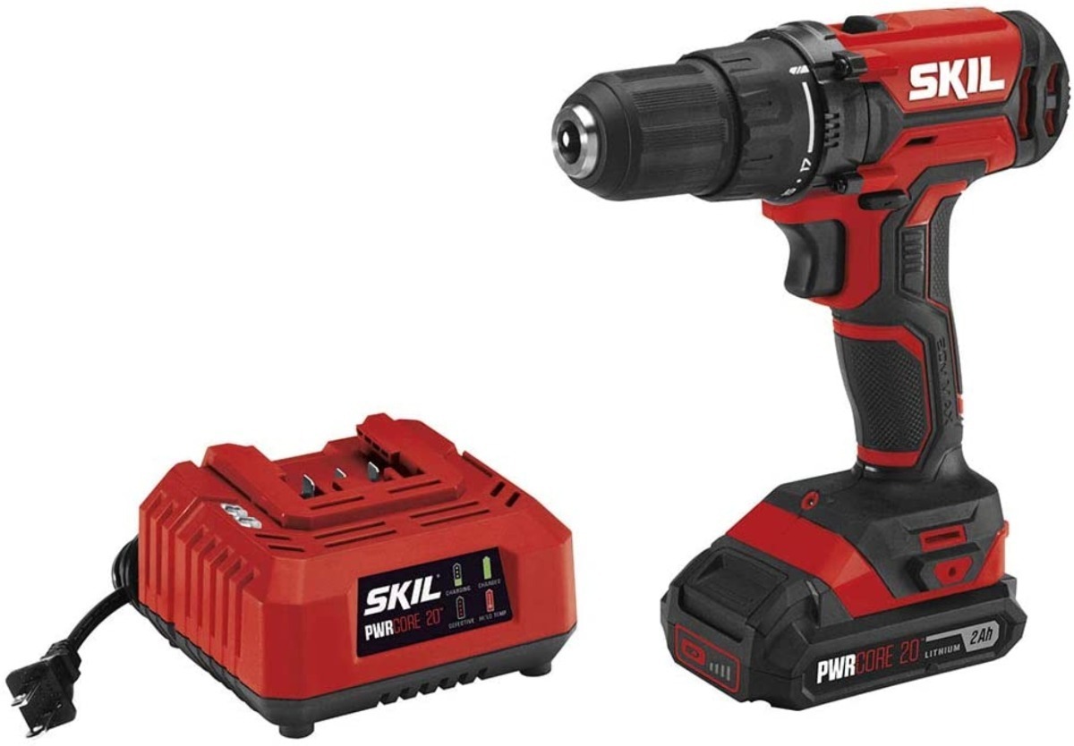 Skil Pwrcore 20v Taladro 1/2  2 Velocidades Con Batería 2 Ah