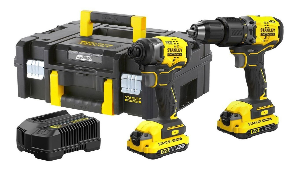 Stanley Combo 20v Taladro Percutor +llave De Impacto Sbdi465