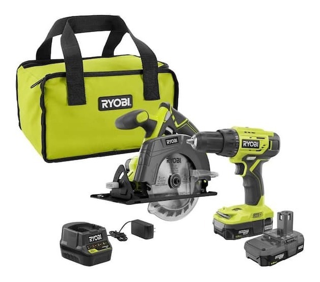 Combo Ryobi 18v Taladro Y Sierra Circular 5 1/2