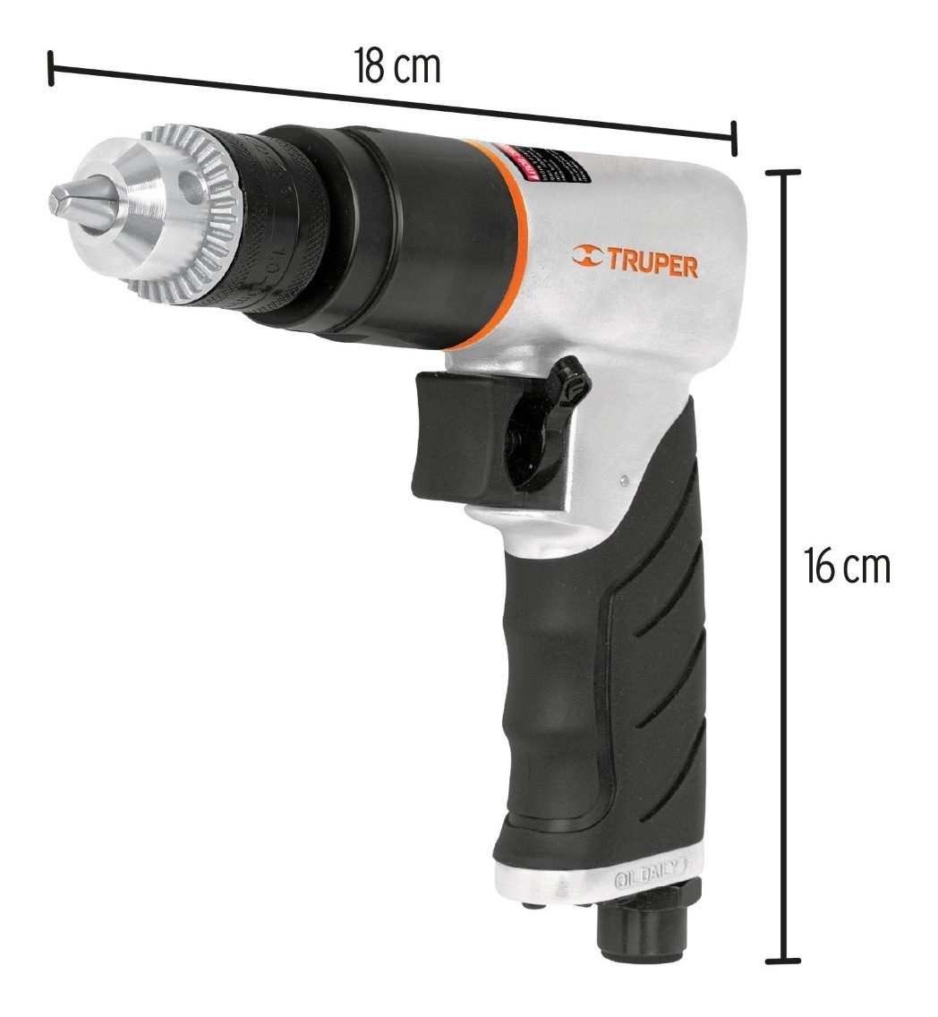 Foto 2 | Taladro Neumático Reversible, 3/8 , Truper, 19368