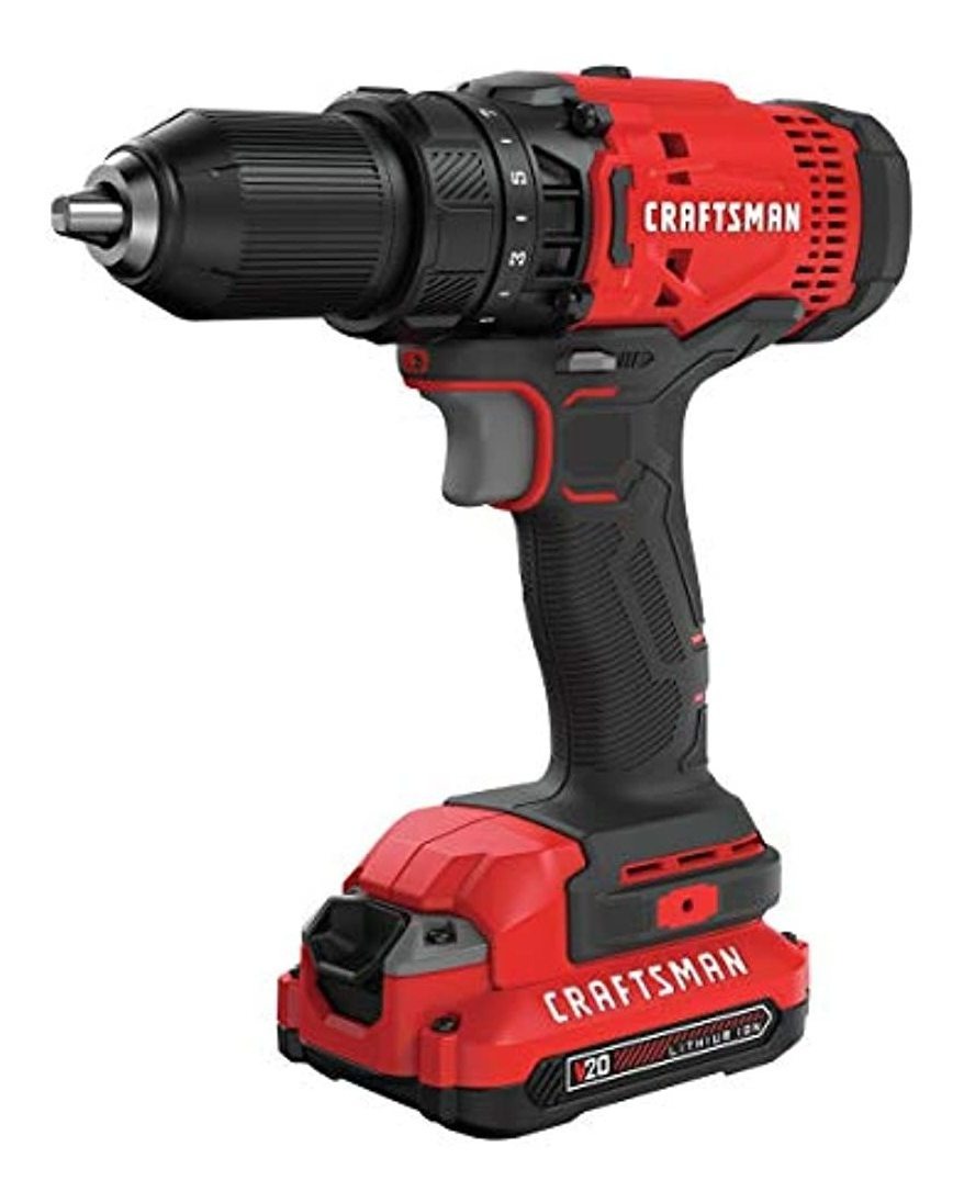 Foto 2 pulgar | Kit De Taladro / Destornillador Inalámbrico Craftsman V20 (c