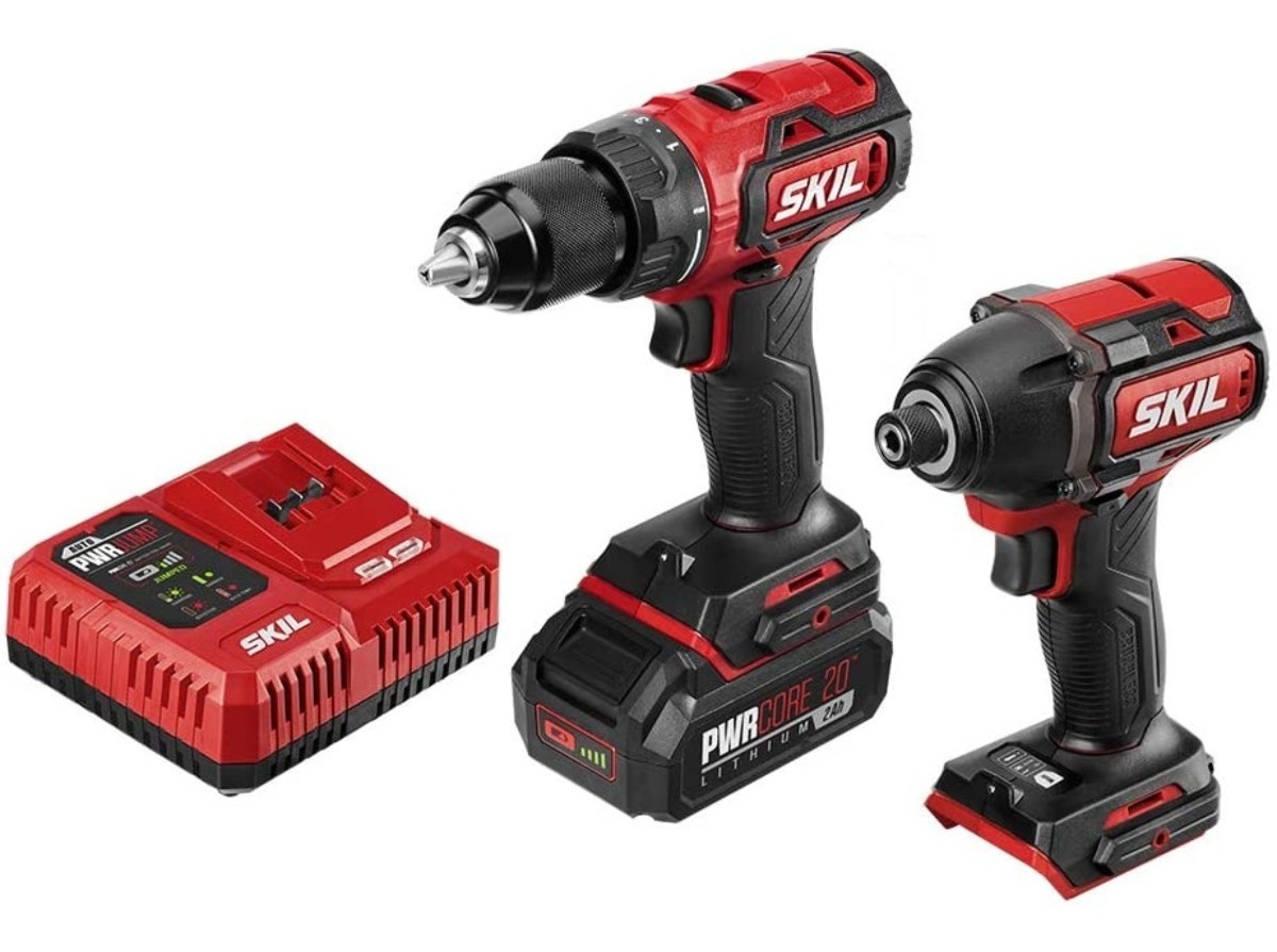 Skil Pwrcore 20v Taladro 2 Velocidades Y Controlador Impacto