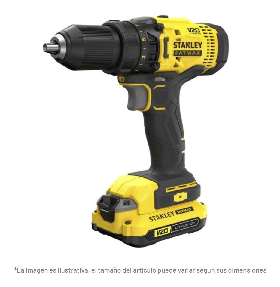 Taladro Atornillador 13 Mm Stanley Scd700c2k-b3 20v