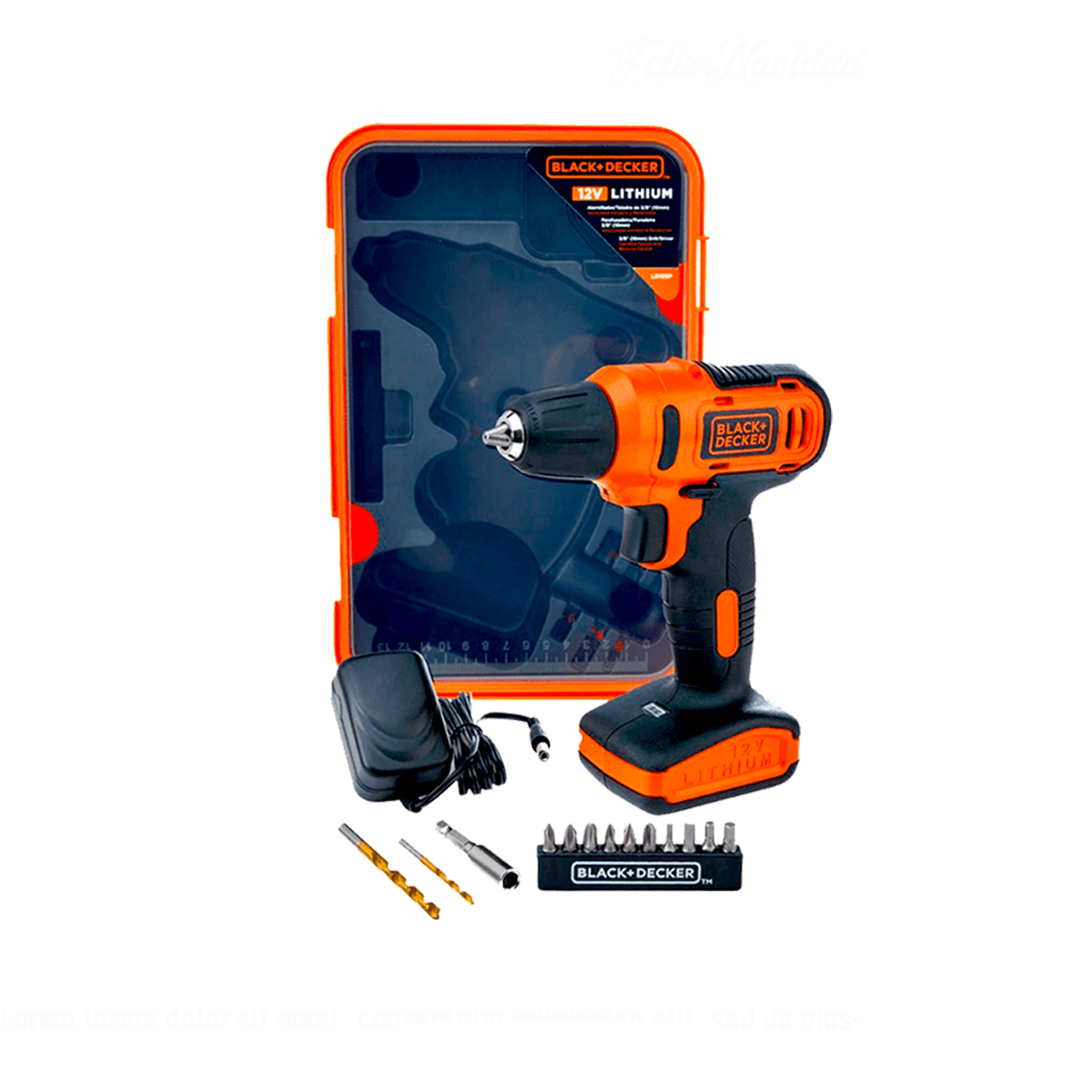 Foto 2 pulgar | Taladro Atornillador Black+decker 12v 3/8 Pulg + Accesorios