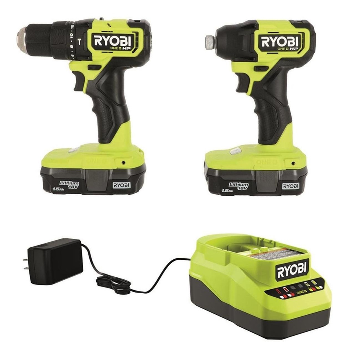 Combo De 2 Herramientas Sin Carbones Hp Ryobi 60 W Destornil