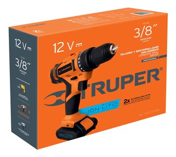 Foto 2 | Taladro Inalámbrico Batería Ión Litio 12 V 3/8' Truper 18153