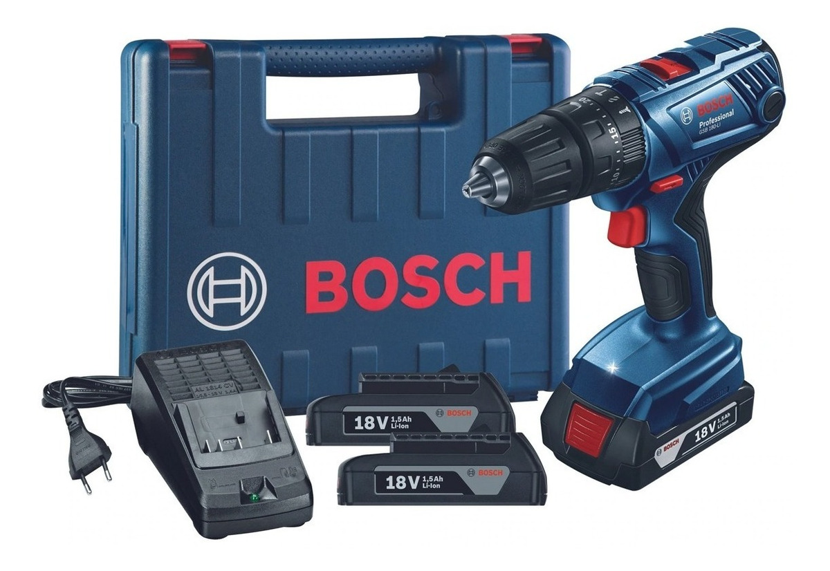 Atornillador Taladro Inalámbrico Bosch Gsb 180 Li 18 V