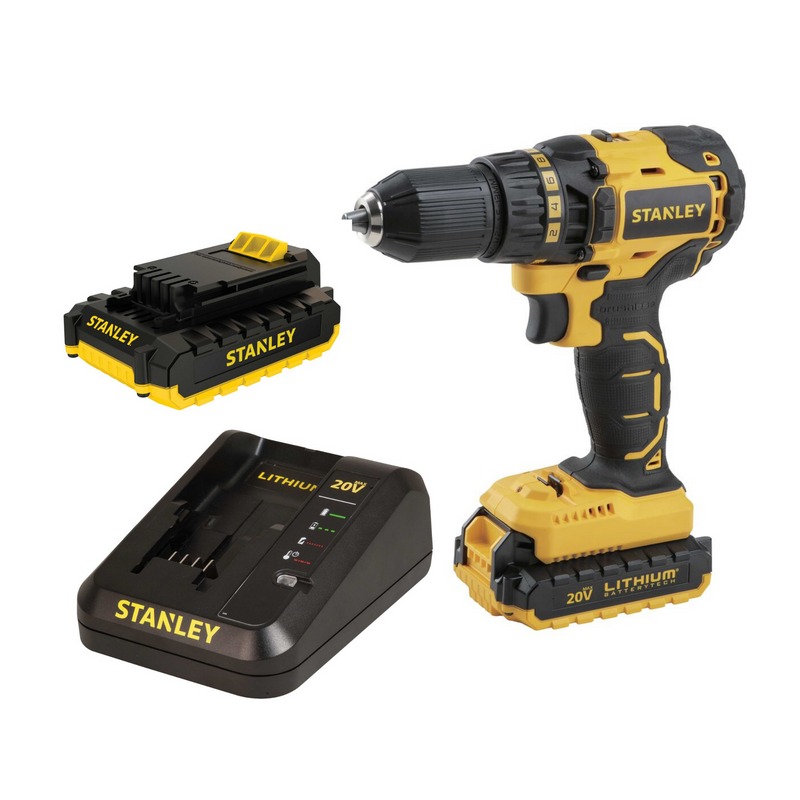 Taladro/destornillador Brushless 20v Stanley Sbd20s2k-b3