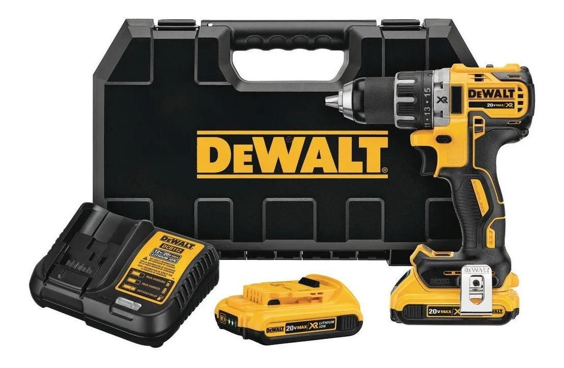 Foto 3 pulgar | Taladro Atornillador Inalámbrico Dewalt 20V Sin carbones con 2 Baterias DCD7771D2
