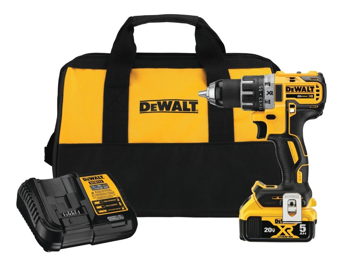 Dewalt Potente Taladro Brushless C Cargador Y Bateria De 2ah