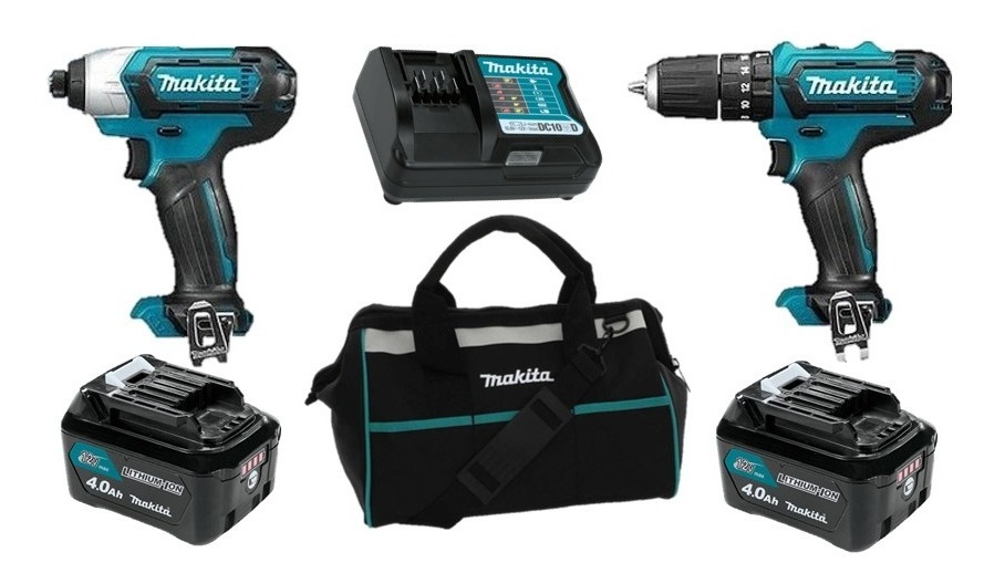 Foto 1 | Combo Makita Clx228 Rotomartillo + Atornillador 12 Volts