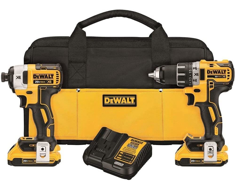 Taladro Atornillador Dewalt Amarillo Herramienta Electrico